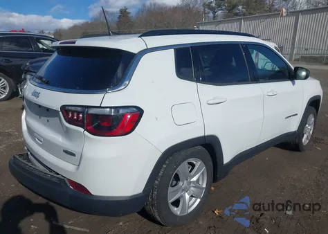 2022 Jeep Compass Latitude Fwd из США, поврежденный, VIN 3C4NJCBB0NT182537